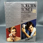 Vintage 1980S Conair Touch Tone Massager 2-SPEED 6 Attachments Tested Works. Fixed Price $40.00.