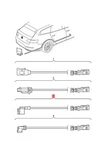 Genuine Audi Vw Skoda A1 A3 Cabriolet Adapter Aerial Wire 000098715B. Fixed Price $67.70.