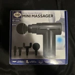 Sealy Handheld Deep Tissue Mini Massage Gun W/four Heads Six Speeds. Fixed Price $19.99.