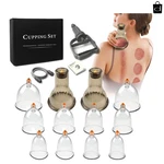 Cupping Set - Kit For Massage Therapy W/ 12 Pain. Fixed Price $27.78.