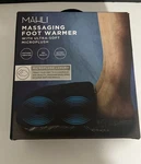 Mahli Massaging Foot Warmer With Ultra-soft Microplush Open Box. Fixed Price $22.99.