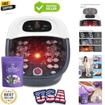 Foot Spa Bath Massager With Heat Bubbles And Vibration Jets, 16 O.... Fixed Price $99.99.
