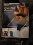 Homedics Shiatsu Neck And Shoulder Massager With Heat NMS-300B New In Box Nib. Fixed Price $22.99.