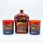 We The People 250TH Anniversary Decanter Glasses 1776-2026 Amber 3PC Set. Fixed Price $30.00.