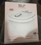 Slf Deluxe Heated Portable Bubble Bath Foot Massager W/built-in Roller Bars New. Fixed Price $23.98.