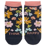 Karma Navy Floral Ankle Socks. Fixed Price $6.99.