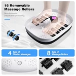 Knqze Collapsible Foot Spa Bath With Heat Remote Control Timer - Black/white. Fixed Price $47.50.