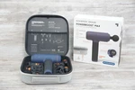 Sharper Image Powerboost Max Massage Gun - 6 Attachments, 7 Speeds, Quiet Mot.... Fixed Price $40.00.