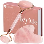 Baimei Icyme Jade Roller & Gua Sha, Face Redness 2 Piece Set, Pink. Fixed Price $21.01.