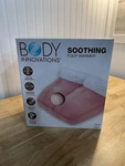 Body Innovations Soothing Foot Warmer Heat Vibration Massage Pink New Box. Fixed Price $25.00.