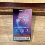 Trojan Vibrations Tandem Couples Vibrating Ring, Personal Massager, 1 Count, Vio. Fixed Price $11.00.