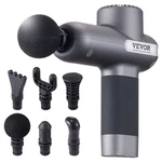Vevor Gun Deep Tissue Percussion Muscle Massager With 5 Speeds 6 Heads. Fixed Price $52.99.