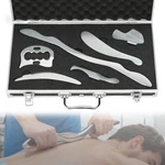 6-PIECE Gua Sha Muscle Stainless Steel Scraper Massage Iastm Tools For.... Fixed Price $113.99.