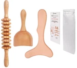 Komogir 3-IN-1 Wood Therapy Tools Lymphatic Drainage Massager Brown. Fixed Price $32.19.