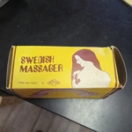Vintage Wooden Swedish Massager Box 7550. Fixed Price $5.99.