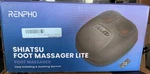 Renpho Shiatsu Foot Massager Lite Kneading Remote Control Black RP-FM057R. Fixed Price $75.00.