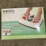 New W/ Box Homedics Model FMV-400H Vibration Foot Massager With Heat. Fixed Price $24.99.