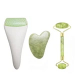 Chikoni 3 In 1 Ficial Face Ice Jade Roller And Gua Sha Tool, Natural White. Fixed Price $17.18.