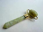 Gorgeous Green Real Stone Travel Size Jade Roller For Face, Beauty & Aesthetics. Fixed Price $15.00.
