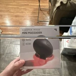 Sharper Image Mini Handheld Vibrating Massager For Neck/shoulder, Black. Fixed Price $13.99.