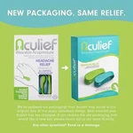 Aculief Wearable Acupressure Device - 2 Pack Regular Green & Teal. Fixed Price $23.74.