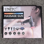 Unitc Mini Massage Gun With Hot And Cold Compress, 6 Interchangeable Heads. Fixed Price $11.95.