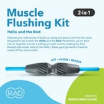 Rad 2-IN-1 Muscle Flushing Kit Exercise Foam Roller & Massage Stick New. Fixed Price $78.00.