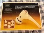 Vtg Sears Orbital Massager 82253 With Vibration, Heat, & 7 Attachments. Fixed Price $35.00.