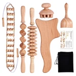6 Pcs Wood Therapy Massage Tools, Meifuly Professional Complete.... Fixed Price $46.99.