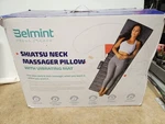 Belmint Shiatsu Heated Neck Massager Pillow With Vibrating Mat. Fixed Price $29.99.