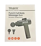 Trakk Massage Gun Punch Full Body Percussion Therapy Device With Dual Heads. Fixed Price $45.00.