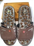 Byriver Brown Sandals Foot Massage Pressure Points Reflexology Small. Fixed Price $12.89.