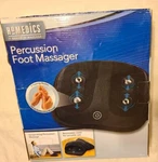 Homedics Percussion Foot Massager Model# FM-10 New / Bnib. Fixed Price $16.95.