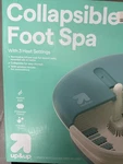 Up & Collapsible Foot Spa 3 Heat Settings With Wireless Remote. Fixed Price $41.63.