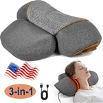 3 In 1 Electric Neck Massager Pillow, Thera Traction With Heat. Fixed Price $38.98.