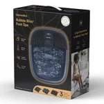 Homedics Bliss Deluxe Heated Foot Spa Bath W/ Massage & Bubbles - Black. Fixed Price $26.75.