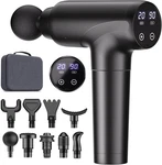 Cotsoco Massage Gun Deep Tissue, Muscle With 9 Attachment Heads 20. Fixed Price $47.17.