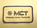 Vintage Business Jacket Hat Patch - Mct Midlands Carrier Transicold. Fixed Price $10.00.