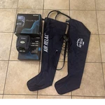 Air Relax Plus 3.0 Leg Recovery System Compression Boots Large Open Box. Fixed Price $269.00.