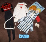 Vintage Barbie #975 Winter Holiday With #1 Cork Wedge Shoes - Complete. Fixed Price $124.95.
