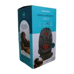 Homedics Deluxe Portable Seat Cushion Massager With Heat Vibrating Pad Back Pain. Fixed Price $22.00.