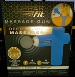 Copper Fit Percussion Massage Gun W/ 4 Attachments, Cordless, Rechargeable. Fixed Price $39.95.