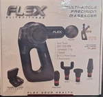 Flex Elite Fitness Multi Angle Precision Massager W/ 5 Heads & Travel Case Nibox. Fixed Price $43.00.