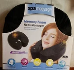 Spa Neck Massager Vibration Needs 2 Aa Batteries Memory Foam Black. Fixed Price $18.86.