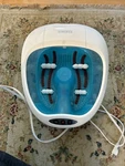 Homedics Foot Salon Pro W/heat Boost Power & Pedicure Attachments Spa Works. Fixed Price $14.00.