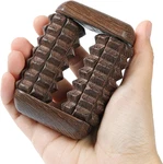 Wooden Hand Massager, Deep Tissue Roller For Pain,stress Relief, Portable Finger. Fixed Price $17.99.