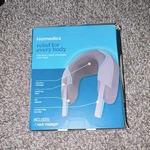 Homedics Heated Vibration Neck Massager Gray NMSQ-216HJ-GY-2. Fixed Price $15.00.