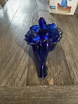 Moser Nude Bathing Beauty Soap Dish / Trinket Cobalt Blue Women Legs Usa. Fixed Price $30.00.
