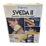 1986 Vintage Pollenex Sveda Ii Swedish Style Massager Model S-180 New Open Box. Fixed Price $30.00.