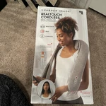 Sharper Image Realtouch Cordless Neck, Shoulder & Back Shiatsu Massager + Heat. Fixed Price $49.99.